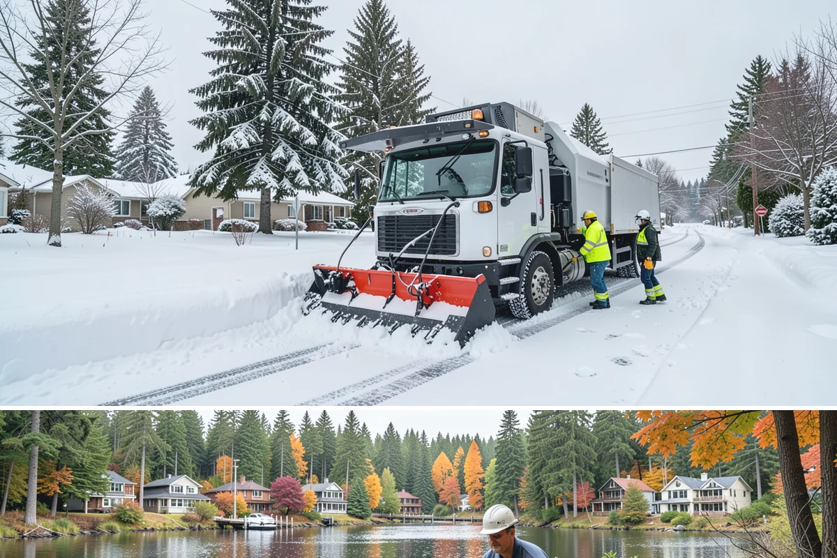 Roof Snow Removal in La Conner, Skagit County, WA - Roof snow removal is critical after the heavy lowland snowfalls and rain-on-snow events that stack weight on Puget Sound roofs.