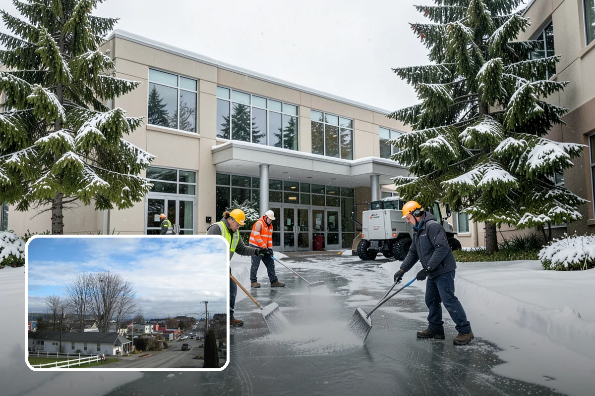 Roof Snow Removal in Langley, Island County, WA - Reduces the risk of structural overload from heavy wet snow