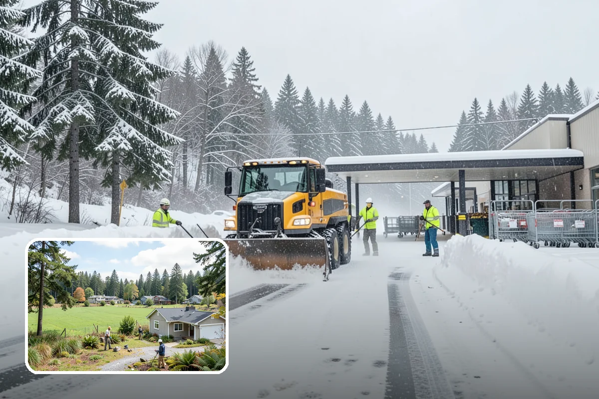 Roof Snow Removal in Lyman, Skagit County, WA - Reduces the risk of structural overload from heavy wet snow