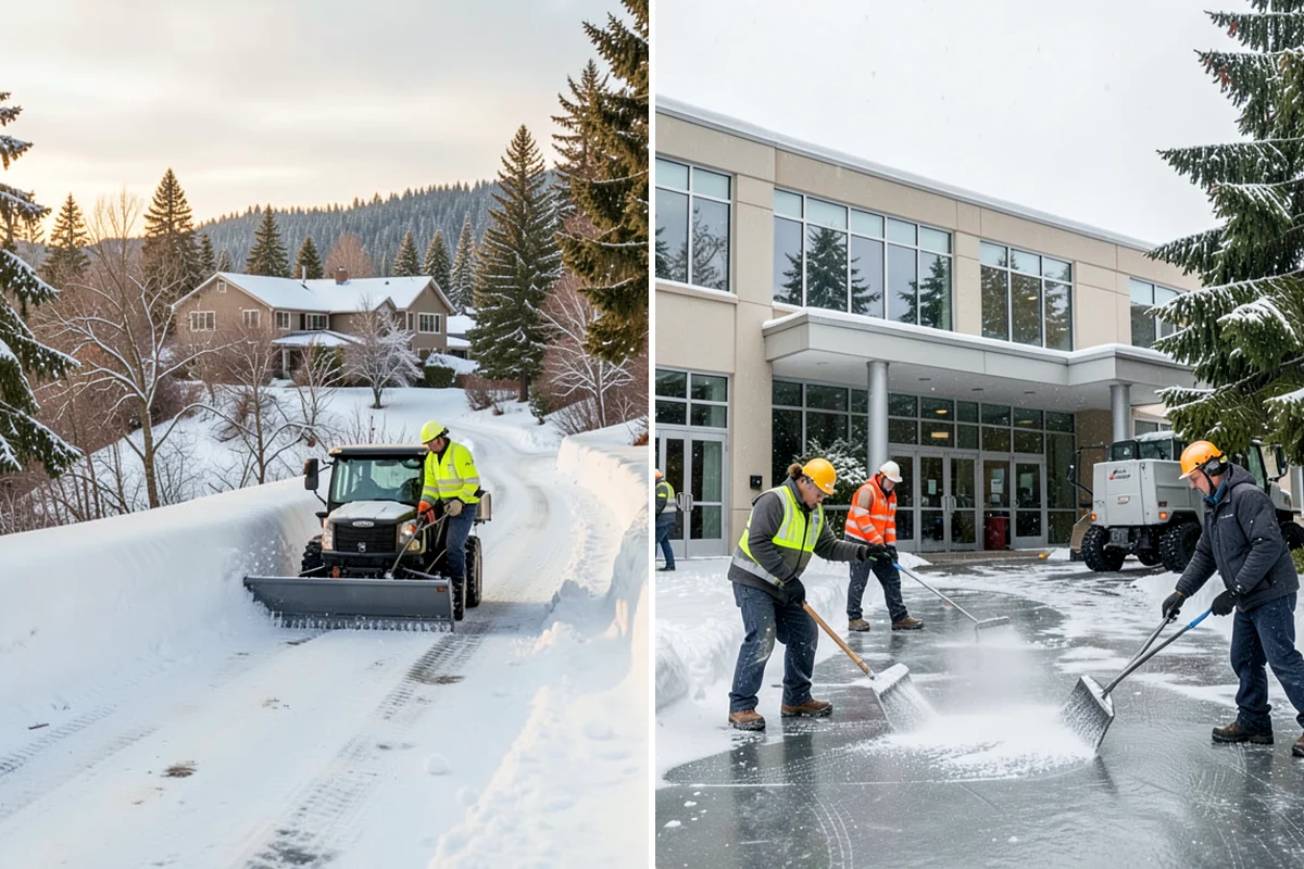 Roof Snow Removal in Maple Valley, King County, WA - Assess the roof structure, pitch, and snow depth