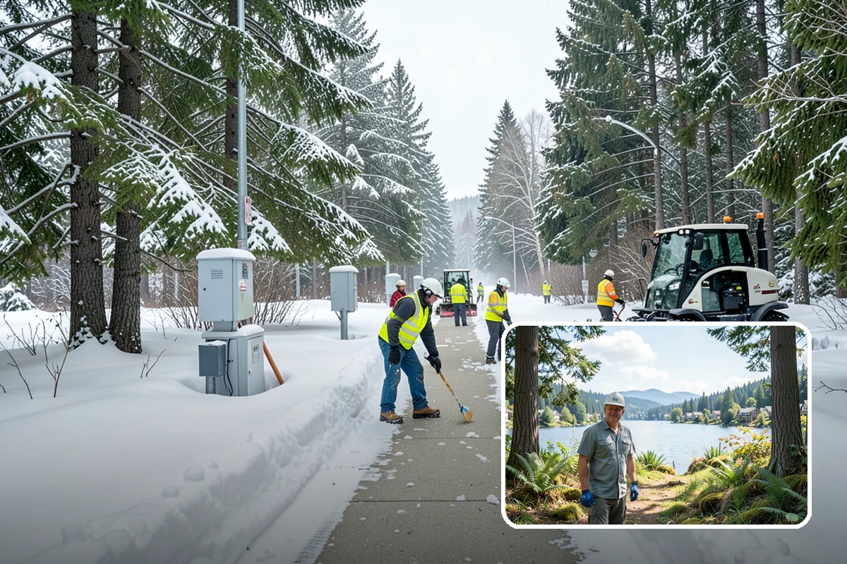 Roof Snow Removal in Milton, King County, WA - Reduces the risk of structural overload from heavy wet snow