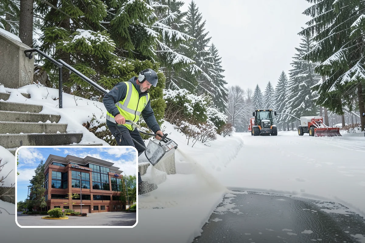 Roof Snow Removal in Mountlake Terrace, Snohomish County, WA - Reduces the risk of structural overload from heavy wet snow