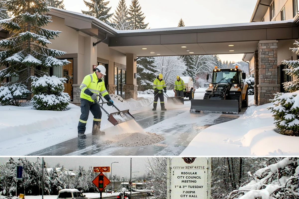 Roof Snow Removal in Newcastle, King County, WA - Roof snow removal is critical after the heavy lowland snowfalls and rain-on-snow events that stack weight on Puget Sound roofs.