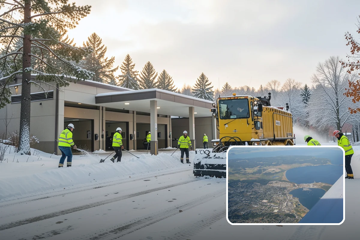 Roof Snow Removal in Oak Harbor, Island County, WA - Reduces the risk of structural overload from heavy wet snow