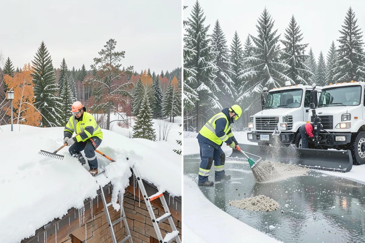 Roof Snow Removal in Oak Harbor, Island County, WA - Assess the roof structure, pitch, and snow depth