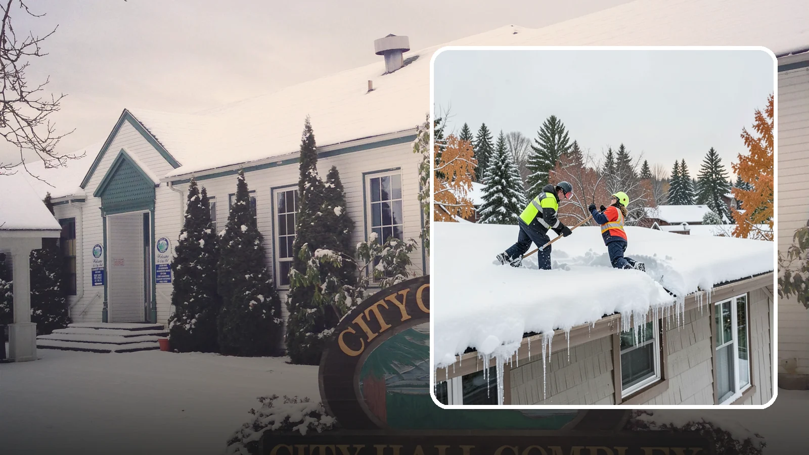 Roof Snow Removal in Pacific, King County, WA - We safely remove accumulated snow from residential and light commercial roofs to protect against structural overload.