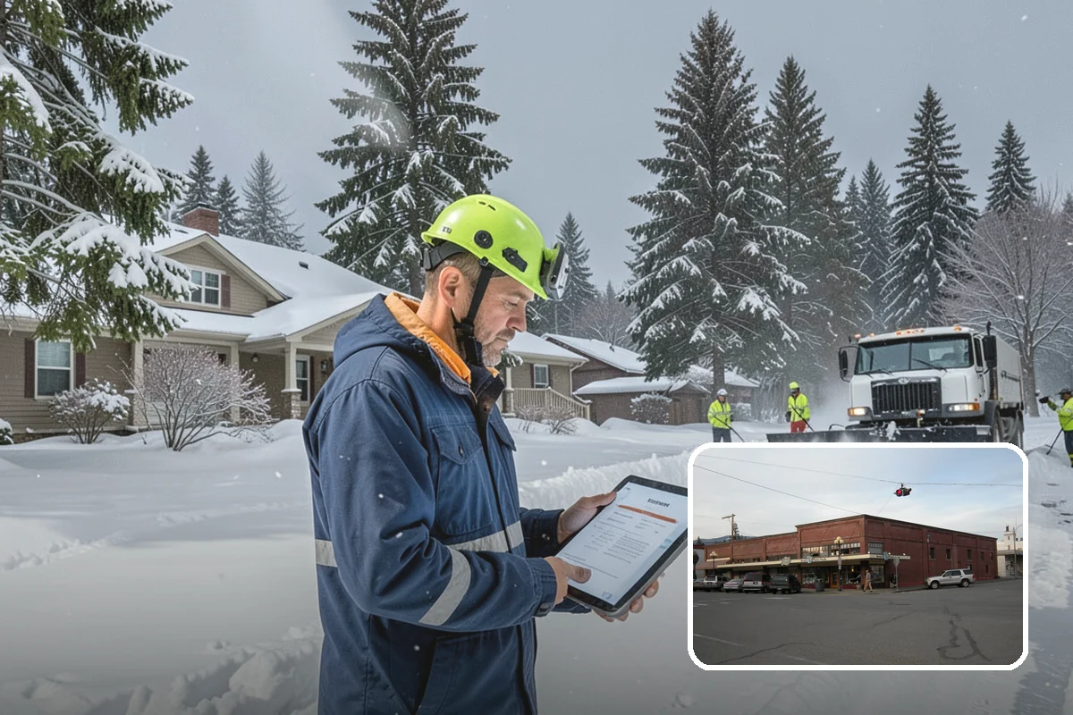 Roof Snow Removal in Sedro-Woolley, Skagit County, WA - Reduces the risk of structural overload from heavy wet snow