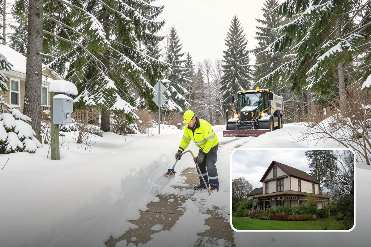 Roof Snow Removal in Sumner, Pierce County, WA - Reduces the risk of structural overload from heavy wet snow