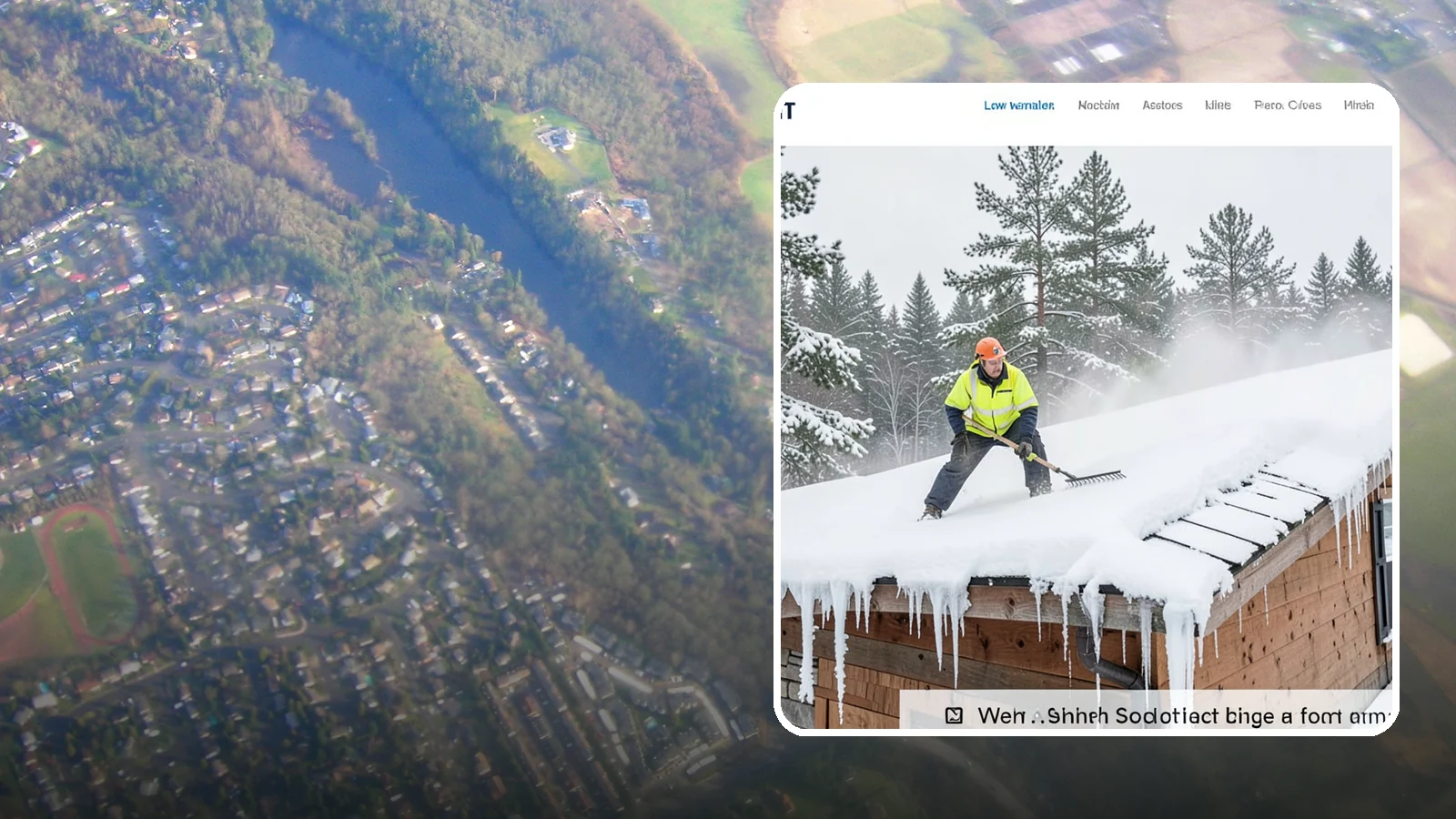 Roof Steaming in Algona, King County, WA - We melt ice dams and roof ice safely with low-pressure steam that protects your shingles and flashing.