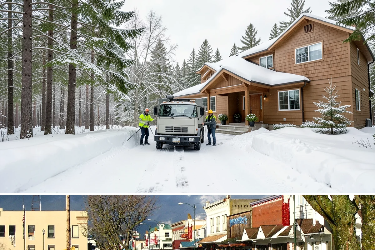 Roof Steaming in Arlington, Snohomish County, WA - Roof steaming is in highest demand from December through February when freeze-thaw cycles build thick eave ice dams.