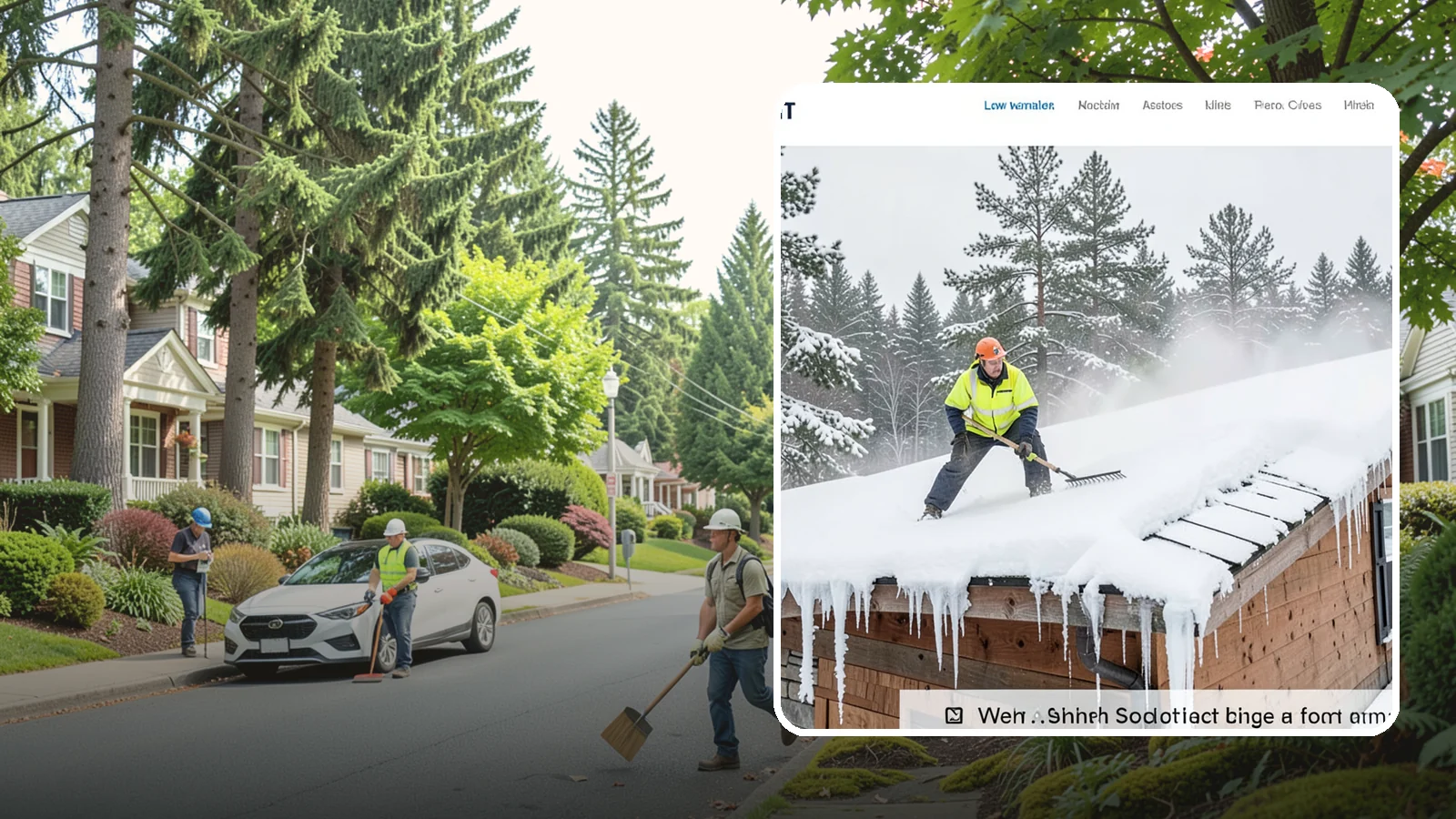 Roof Steaming in Beaux Arts Village, King County, WA - We melt ice dams and roof ice safely with low-pressure steam that protects your shingles and flashing.