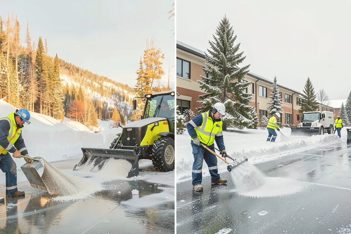 Roof Steaming in Bellevue, King County, WA - Inspect the ice dam and identify the melt-through points