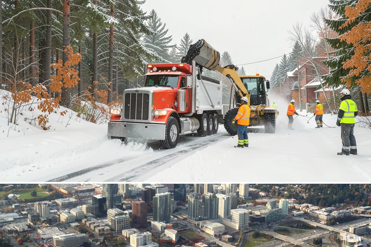 Roof Steaming in Bellevue, King County, WA - Roof steaming is in highest demand from December through February when freeze-thaw cycles build thick eave ice dams.