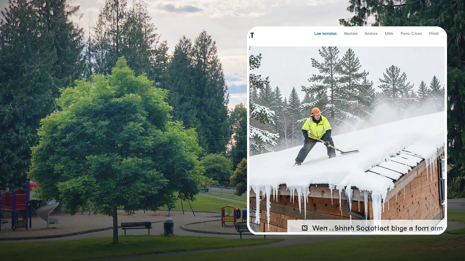 Roof Steaming in Bonney Lake, Pierce County, WA - We melt ice dams and roof ice safely with low-pressure steam that protects your shingles and flashing.