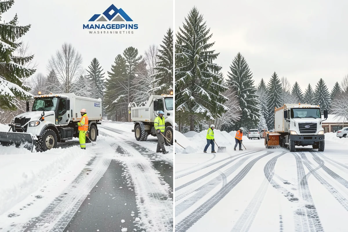 Roof Steaming in Bothell, King County, WA - Inspect the ice dam and identify the melt-through points