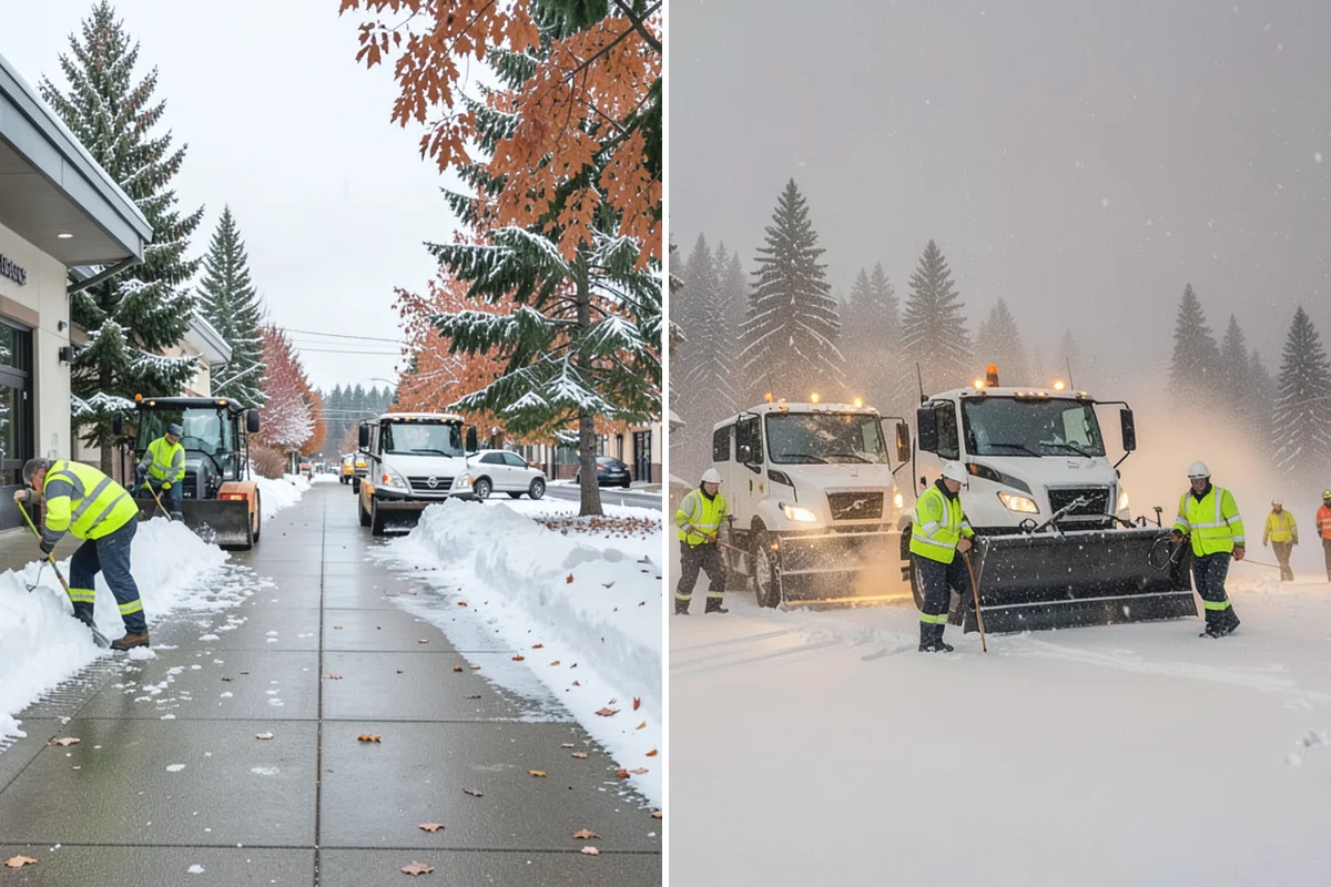 Roof Steaming in Buckley, Pierce County, WA - Inspect the ice dam and identify the melt-through points
