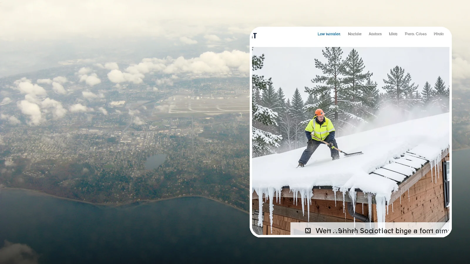 Roof Steaming in Burien, King County, WA - We melt ice dams and roof ice safely with low-pressure steam that protects your shingles and flashing.