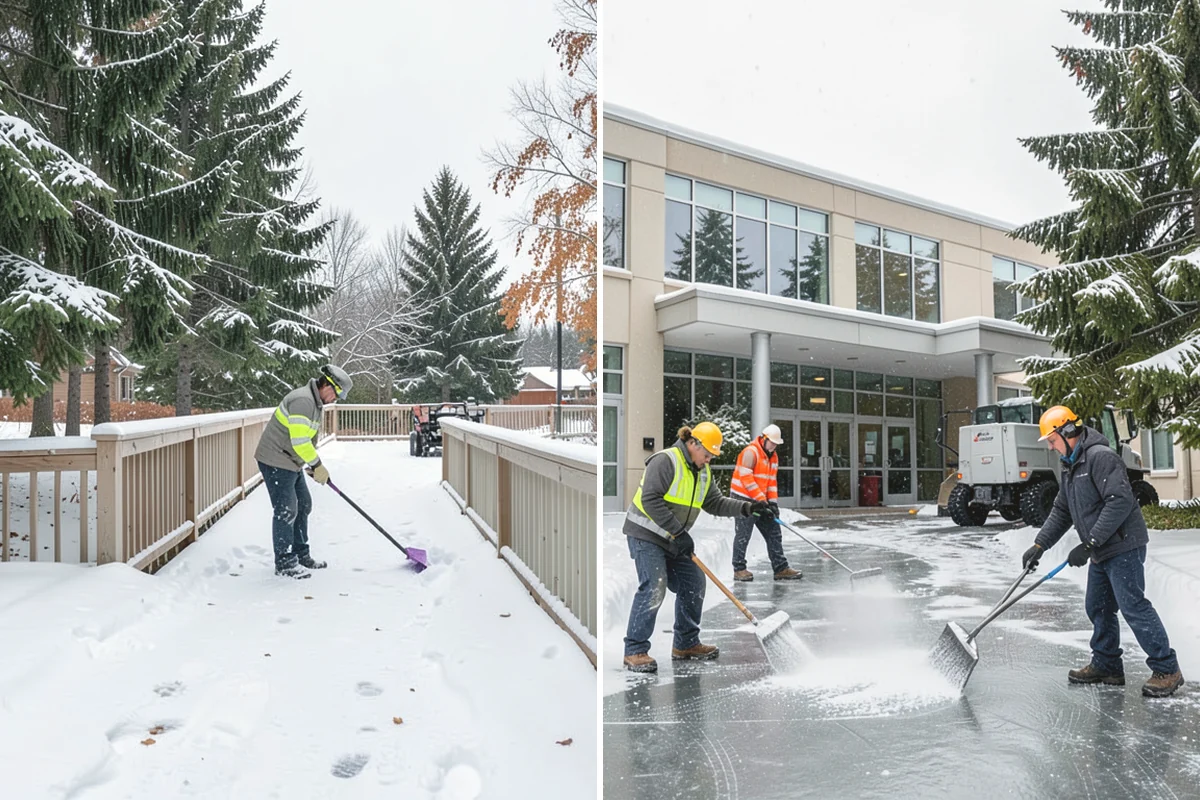Roof Steaming in Burien, King County, WA - Inspect the ice dam and identify the melt-through points