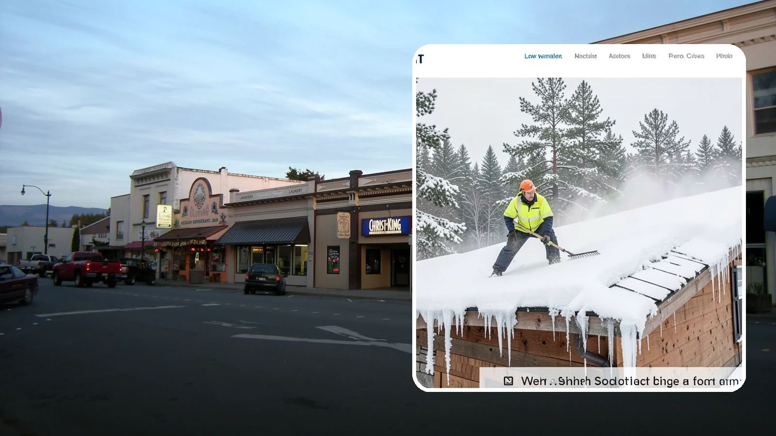 Roof Steaming in Burlington, Skagit County, WA - We melt ice dams and roof ice safely with low-pressure steam that protects your shingles and flashing.