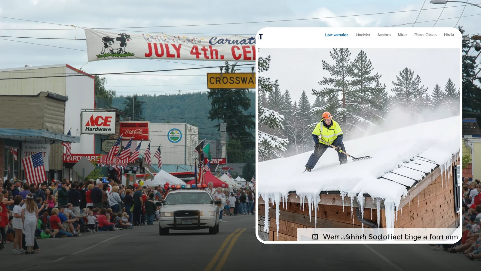 Roof Steaming in Carnation, King County, WA - We melt ice dams and roof ice safely with low-pressure steam that protects your shingles and flashing.