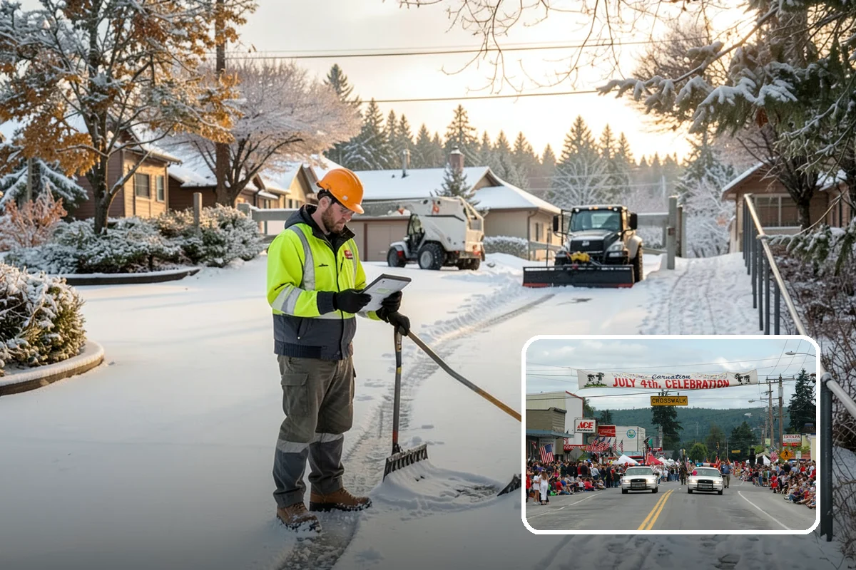 Roof Steaming in Carnation, King County, WA - Ice removal without chipping, hacking, or roof damage