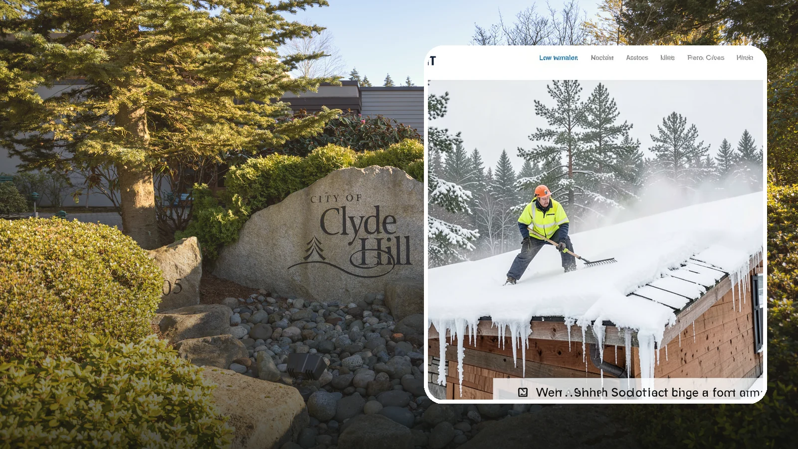 Roof Steaming in Clyde Hill, King County, WA - We melt ice dams and roof ice safely with low-pressure steam that protects your shingles and flashing.