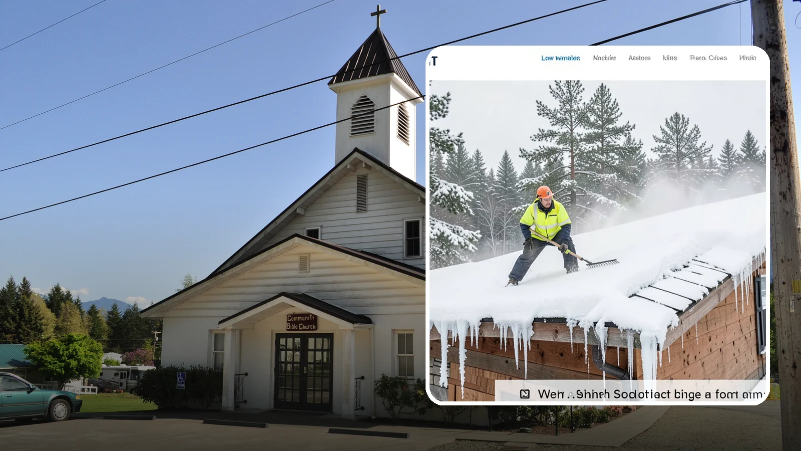 Roof Steaming in Concrete, Skagit County, WA - We melt ice dams and roof ice safely with low-pressure steam that protects your shingles and flashing.