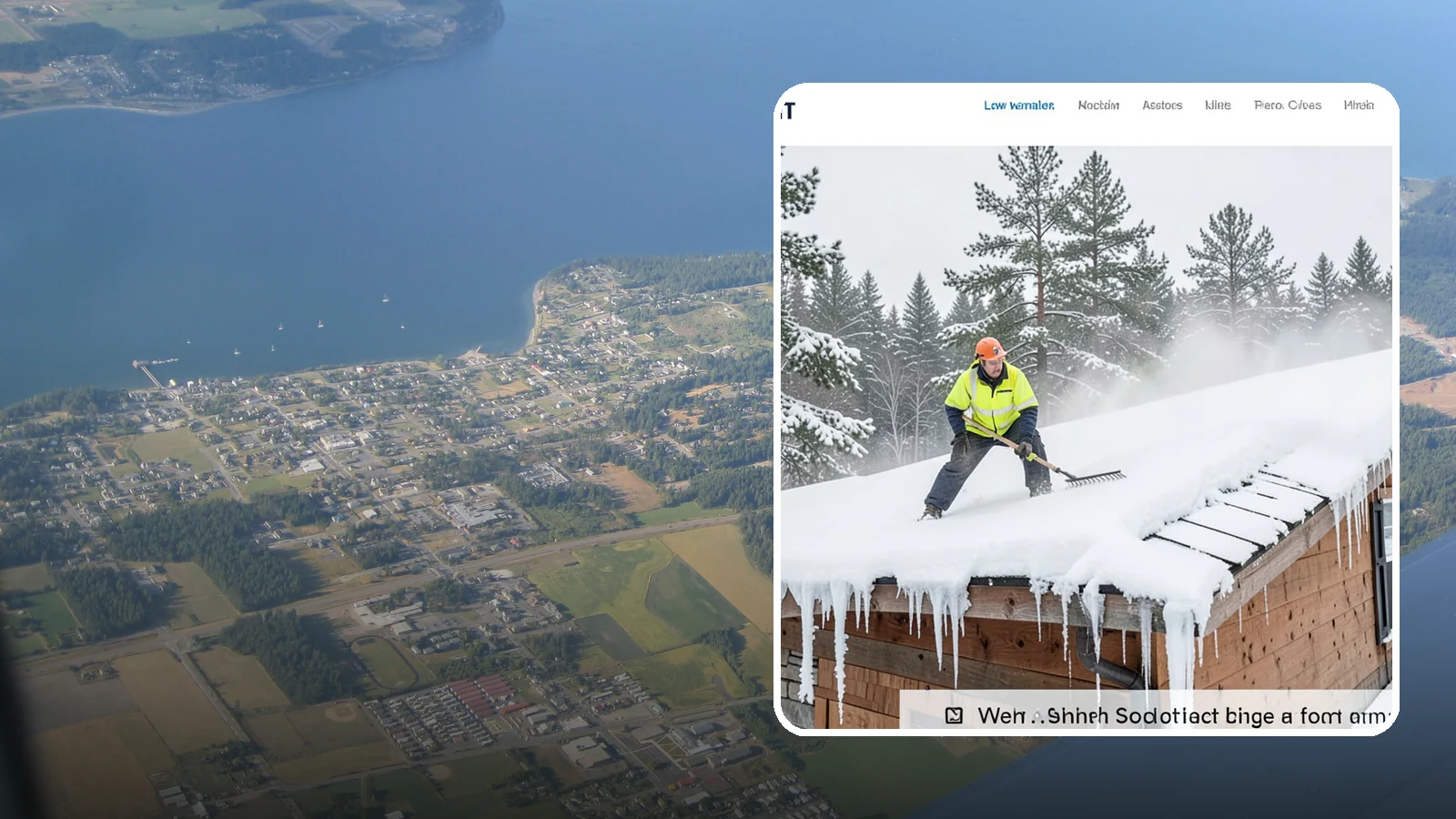 Roof Steaming in Coupeville, Island County, WA - We melt ice dams and roof ice safely with low-pressure steam that protects your shingles and flashing.
