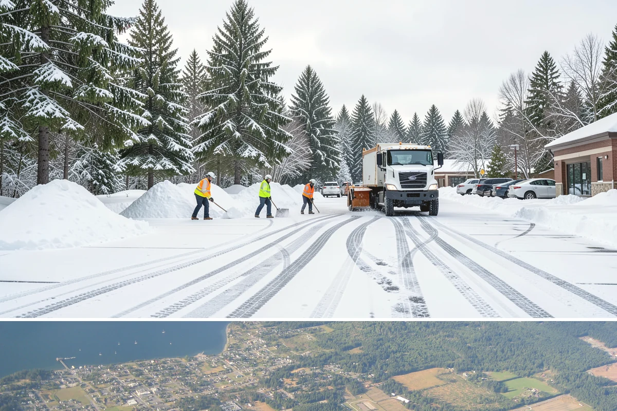 Roof Steaming in Coupeville, Island County, WA - Roof steaming is in highest demand from December through February when freeze-thaw cycles build thick eave ice dams.