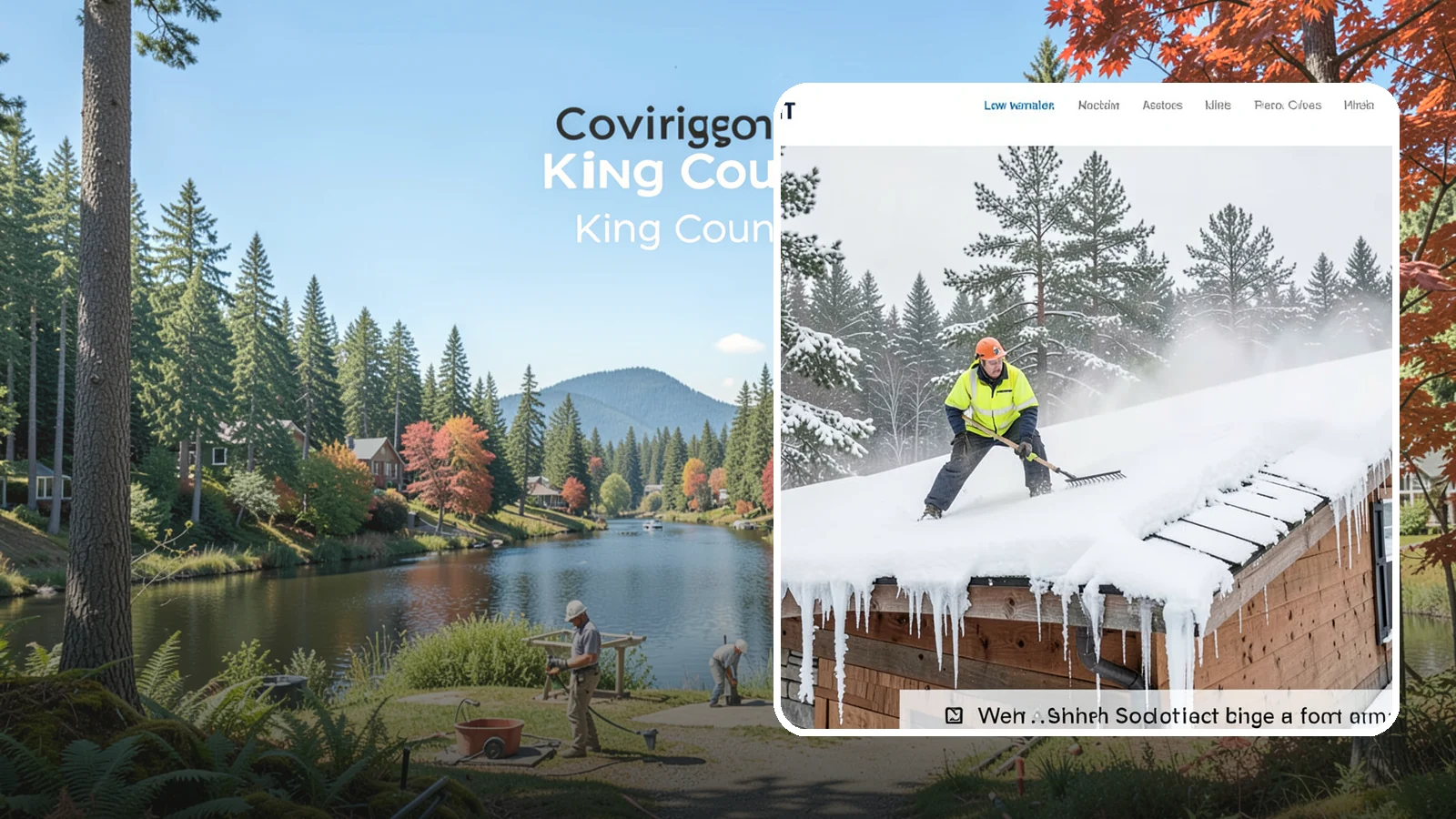Roof Steaming in Covington, King County, WA - We melt ice dams and roof ice safely with low-pressure steam that protects your shingles and flashing.