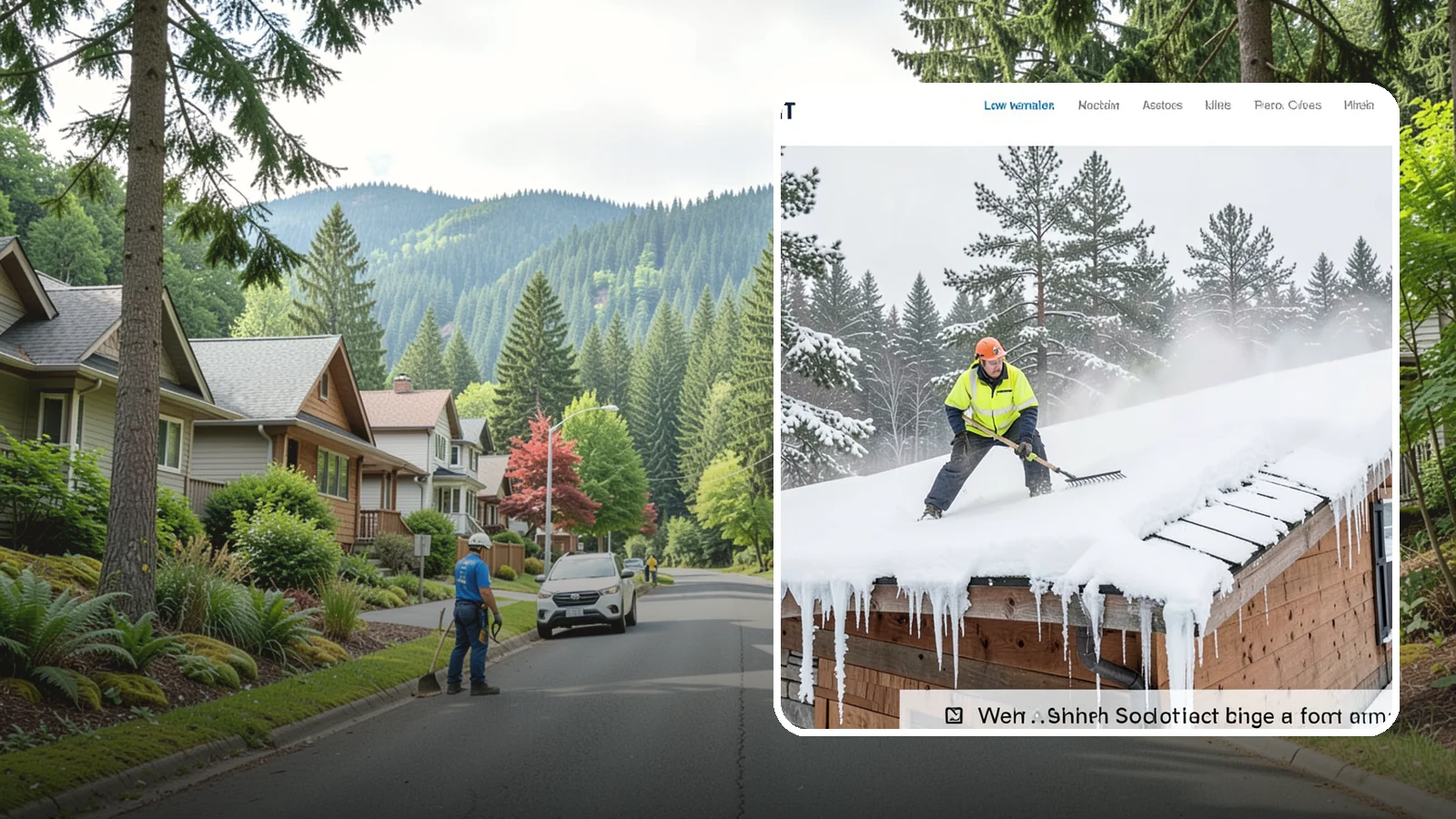 Roof Steaming in Darrington, Snohomish County, WA - We melt ice dams and roof ice safely with low-pressure steam that protects your shingles and flashing.