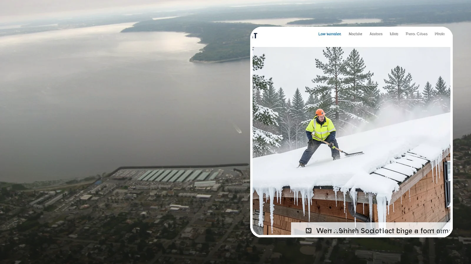 Roof Steaming in Des Moines, King County, WA - We melt ice dams and roof ice safely with low-pressure steam that protects your shingles and flashing.