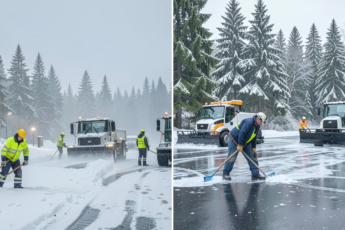 Roof Steaming in Des Moines, King County, WA - Inspect the ice dam and identify the melt-through points