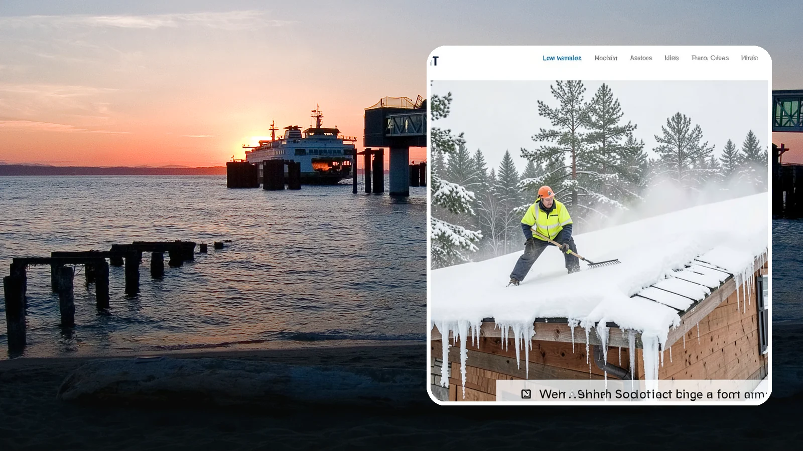 Roof Steaming in Edmonds, Snohomish County, WA - We melt ice dams and roof ice safely with low-pressure steam that protects your shingles and flashing.
