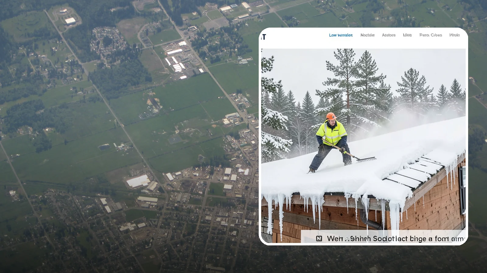 Roof Steaming in Enumclaw, King County, WA - We melt ice dams and roof ice safely with low-pressure steam that protects your shingles and flashing.