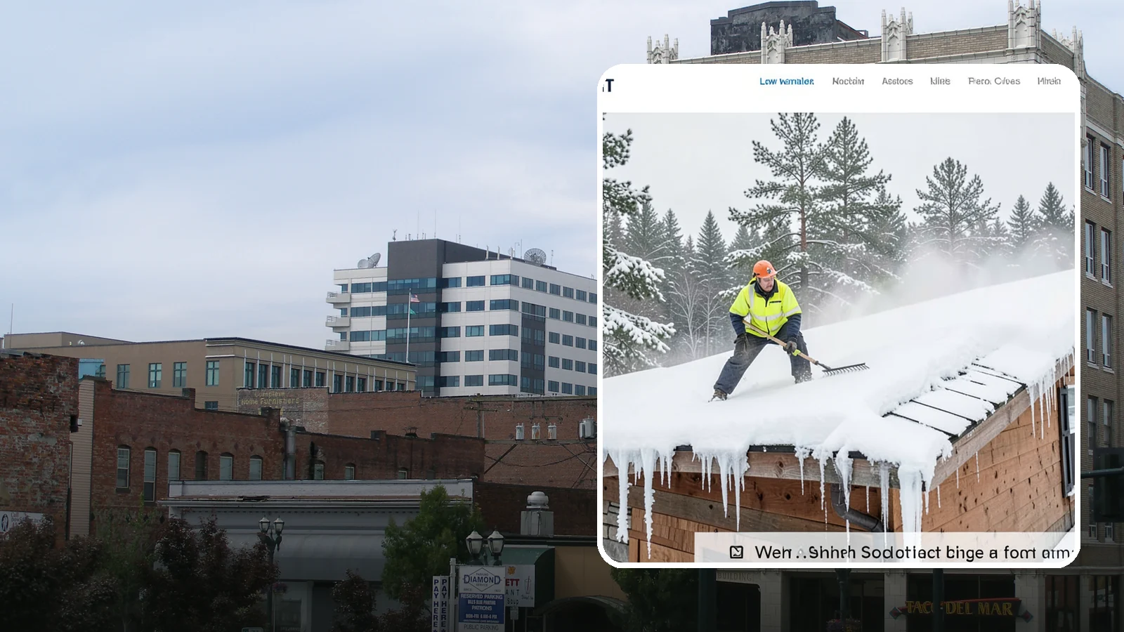 Roof Steaming in Everett, Snohomish County, WA - We melt ice dams and roof ice safely with low-pressure steam that protects your shingles and flashing.