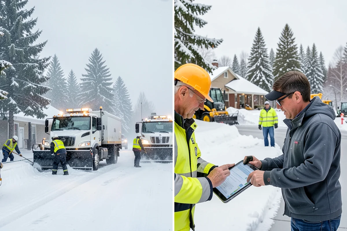 Roof Steaming in Hunts Point, King County, WA - Inspect the ice dam and identify the melt-through points