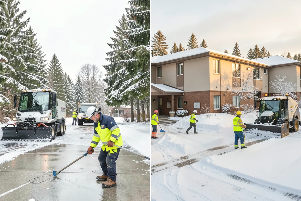Roof Steaming in Issaquah, King County, WA - Inspect the ice dam and identify the melt-through points