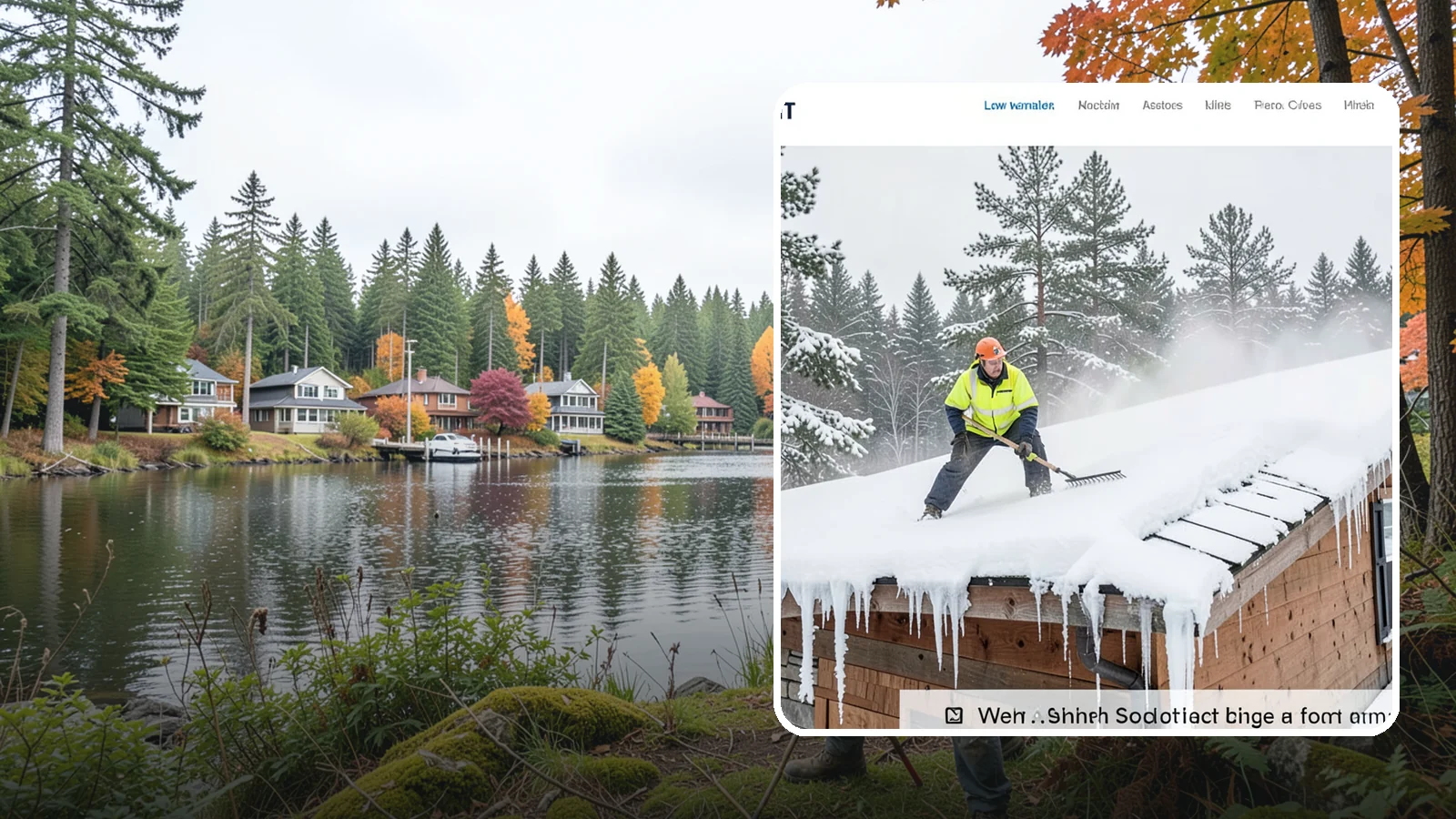 Roof Steaming in La Conner, Skagit County, WA - We melt ice dams and roof ice safely with low-pressure steam that protects your shingles and flashing.