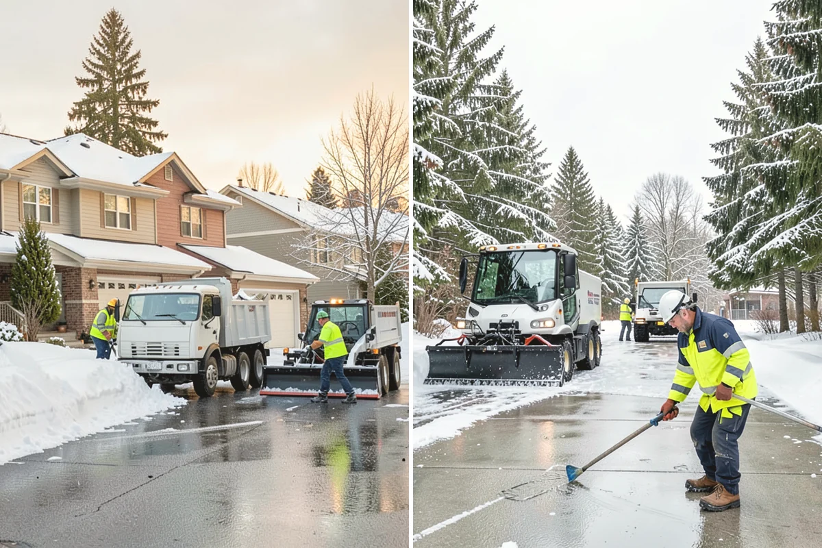 Roof Steaming in La Conner, Skagit County, WA - Inspect the ice dam and identify the melt-through points