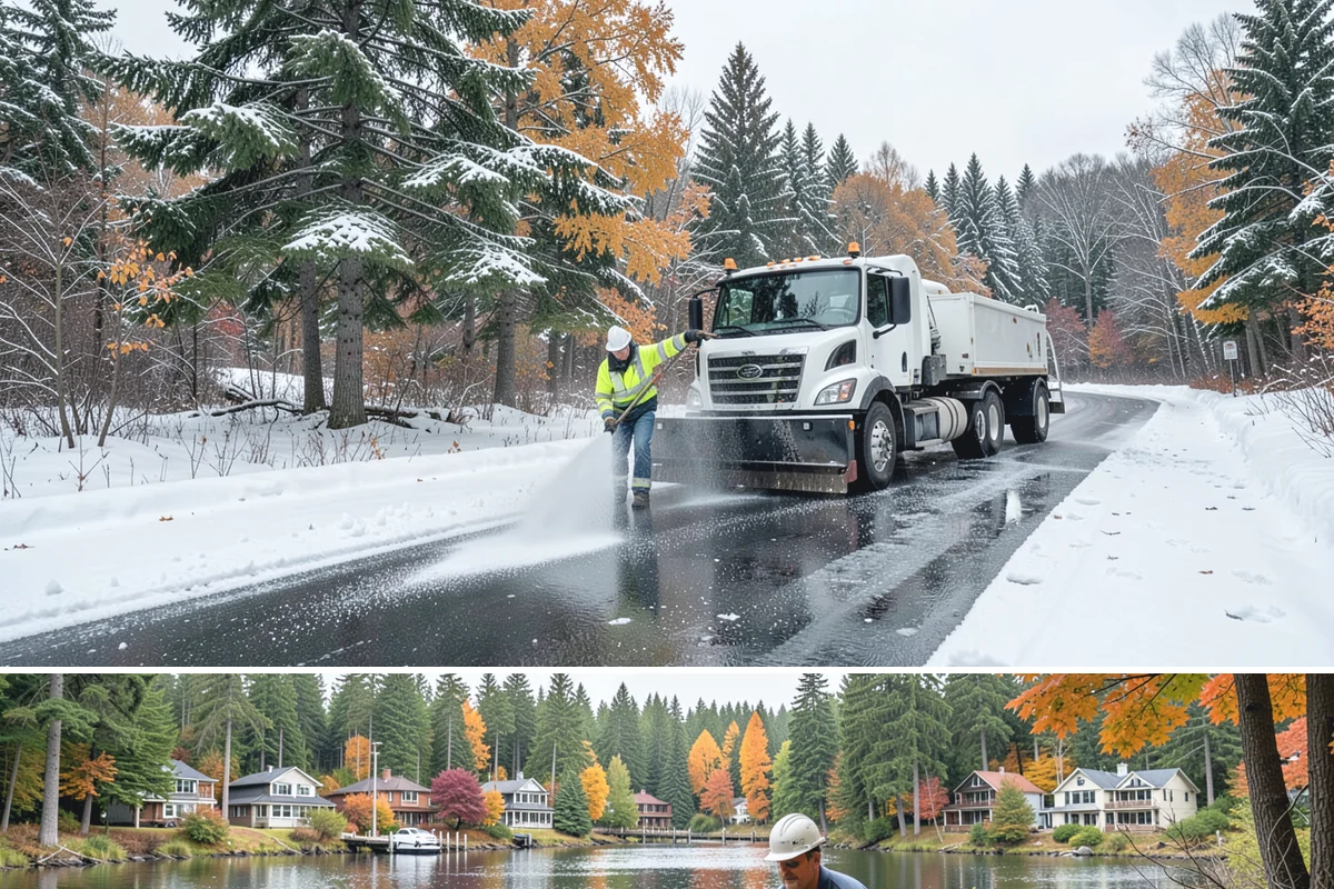 Roof Steaming in La Conner, Skagit County, WA - Roof steaming is in highest demand from December through February when freeze-thaw cycles build thick eave ice dams.
