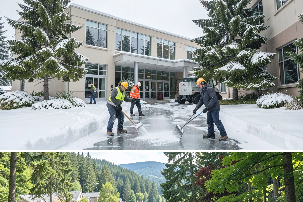 Roof Steaming in Lake Forest Park, King County, WA - Roof steaming is in highest demand from December through February when freeze-thaw cycles build thick eave ice dams.