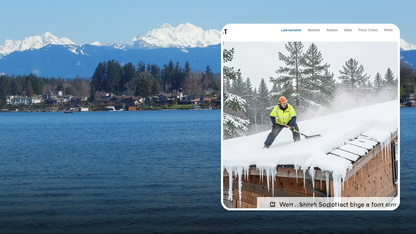 Roof Steaming in Lake Stevens, Snohomish County, WA - We melt ice dams and roof ice safely with low-pressure steam that protects your shingles and flashing.