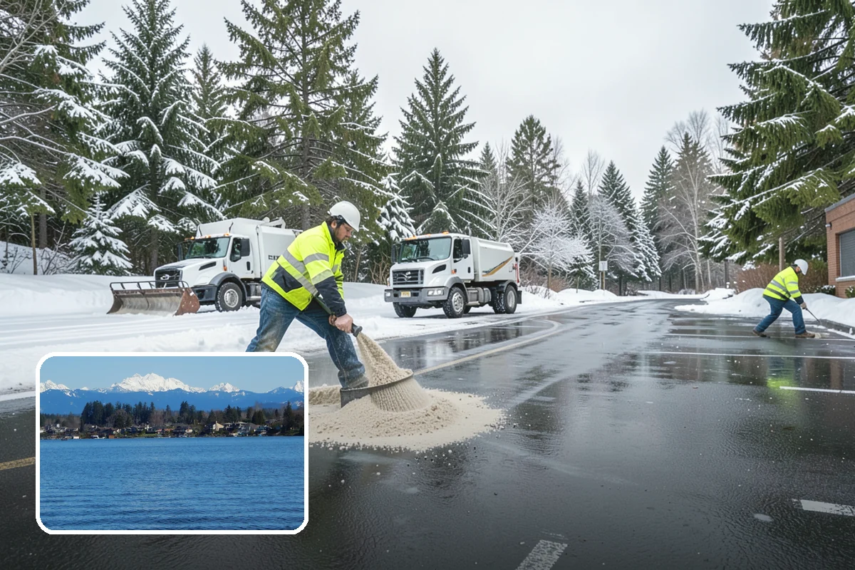Roof Steaming in Lake Stevens, Snohomish County, WA - Ice removal without chipping, hacking, or roof damage