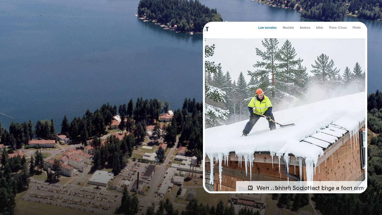 Roof Steaming in Lakewood, Pierce County, WA - We melt ice dams and roof ice safely with low-pressure steam that protects your shingles and flashing.