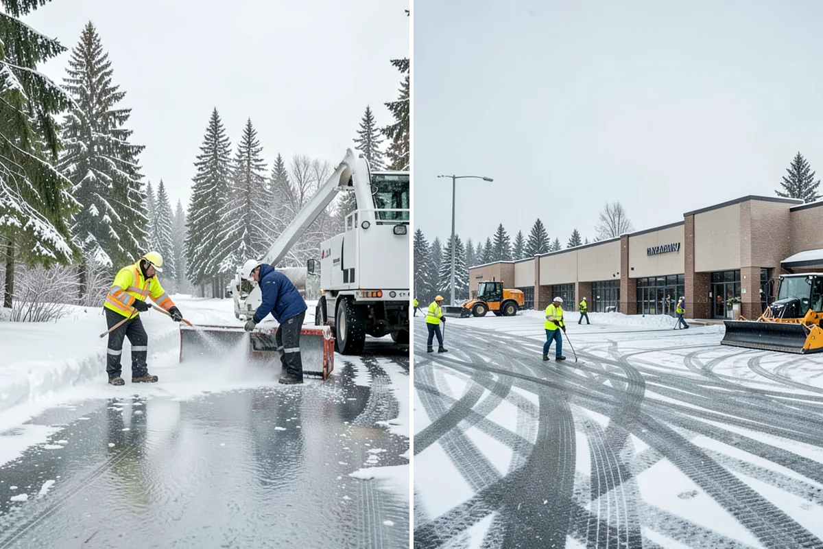 Roof Steaming in Lakewood, Pierce County, WA - Inspect the ice dam and identify the melt-through points
