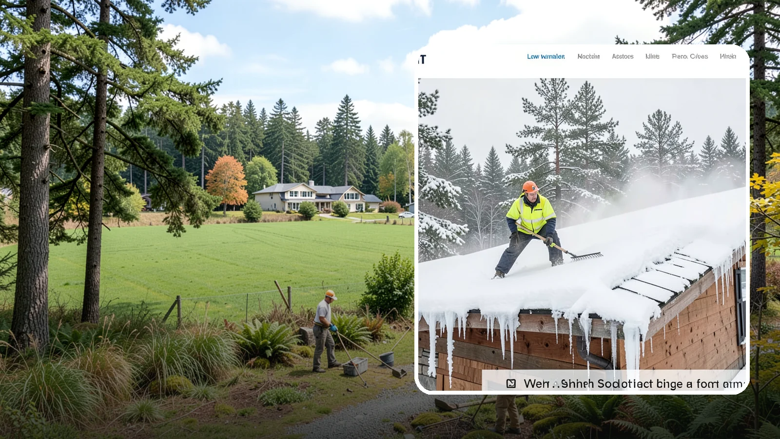 Roof Steaming in Lyman, Skagit County, WA - We melt ice dams and roof ice safely with low-pressure steam that protects your shingles and flashing.