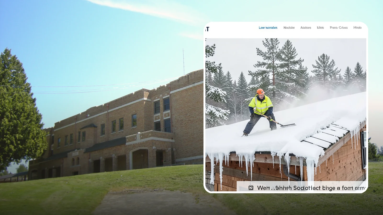 Roof Steaming in Maple Valley, King County, WA - We melt ice dams and roof ice safely with low-pressure steam that protects your shingles and flashing.