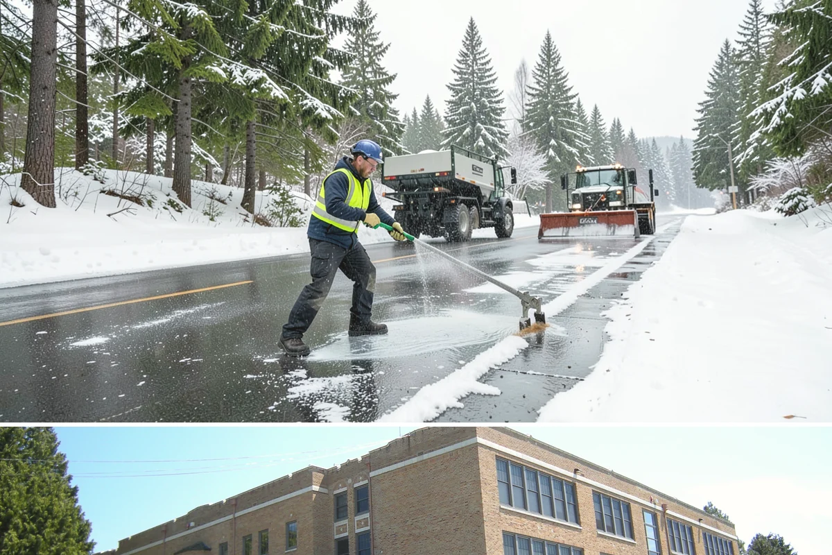 Roof Steaming in Maple Valley, King County, WA - Roof steaming is in highest demand from December through February when freeze-thaw cycles build thick eave ice dams.