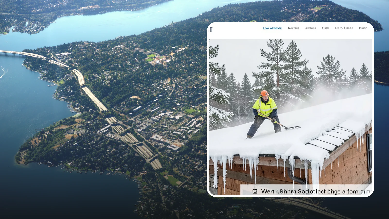 Roof Steaming in Mercer Island, King County, WA - We melt ice dams and roof ice safely with low-pressure steam that protects your shingles and flashing.